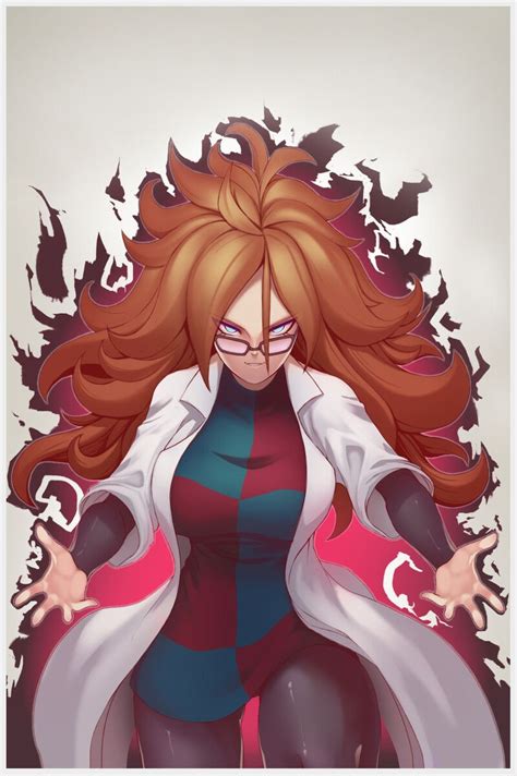 android 21 x android 18|ArtStation .